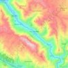 San Salvador topographic map, elevation, terrain