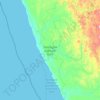 Namaqua National Park topographic map, elevation, terrain