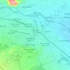 Jalalabad topographic map, elevation, terrain