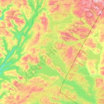 Røyrvik topographic map, elevation, terrain