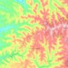 Planalto Alegre topographic map, elevation, terrain