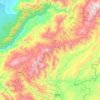 Mantong Township topographic map, elevation, terrain
