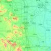 Zhumadian topographic map, elevation, terrain