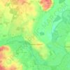 Cantenay-Épinard topographic map, elevation, terrain