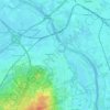 Hattem topographic map, elevation, terrain