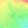 Moradabad topographic map, elevation, terrain