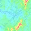 Kon Tum topographic map, elevation, terrain