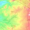 Serengeti topographic map, elevation, terrain