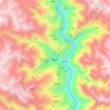 Mindo township topographic map, elevation, terrain