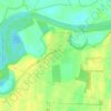 Szabolcs topographic map, elevation, terrain