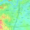 Liangqing topographic map, elevation, terrain