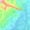 Guayaquil topographic map, elevation, terrain