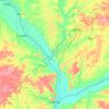 Lokoja topographic map, elevation, terrain