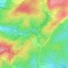 Schüren topographic map, elevation, terrain