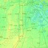Jinghai District topographic map, elevation, terrain
