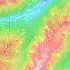 Dimaro Folgarida topographic map, elevation, terrain