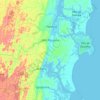 Nilo Peçanha topographic map, elevation, terrain