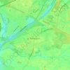 Partington topographic map, elevation, terrain