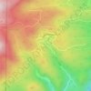 Ward topographic map, elevation, terrain