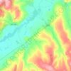 сельское поселение Хорошенькое topographic map, elevation, terrain