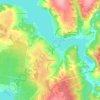 Полазна topographic map, elevation, terrain