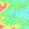 Œudeghien topographic map, elevation, terrain