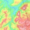 Bashkia Kukës topographic map, elevation, terrain