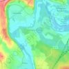 Germigny-l'Évêque topographic map, elevation, terrain