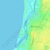 Milnerton Lagoon topographic map, elevation, terrain