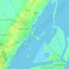 Redfish Bay topographic map, elevation, terrain