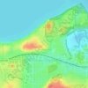 Shorewood Hills topographic map, elevation, terrain