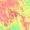 Cheremkhovo topographic map, elevation, terrain