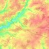 Tillières topographic map, elevation, terrain