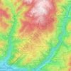 Ritten - Renon topographic map, elevation, terrain