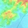 Kenardington topographic map, elevation, terrain