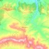 Sidi Zahar topographic map, elevation, terrain