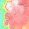 Humpata topographic map, elevation, terrain