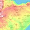 Somali Region topographic map, elevation, terrain