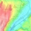 Lussery-Villars topographic map, elevation, terrain