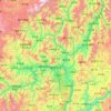 Panzhihua topographic map, elevation, terrain