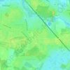 25421 topographic map, elevation, terrain