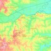 Lafayette County topographic map, elevation, terrain