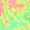 Quilombo topographic map, elevation, terrain