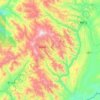 Namhsan Township topographic map, elevation, terrain