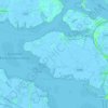 Tholen topographic map, elevation, terrain