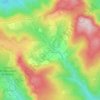 Azáceta topographic map, elevation, terrain