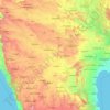 Krishna topographic map, elevation, terrain