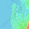 City of Port Adelaide Enfield topographic map, elevation, terrain