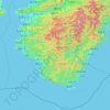 Wakayama Prefecture topographic map, elevation, terrain