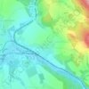 Příseka topographic map, elevation, terrain